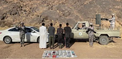 نجران: حرس الحدود يحبط تهريب 37 كيلو حشيش