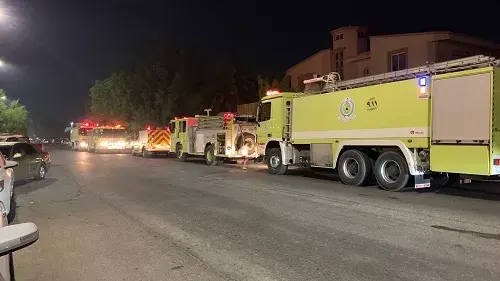 صفوى.. إخماد حريق منزل في حي العروبة