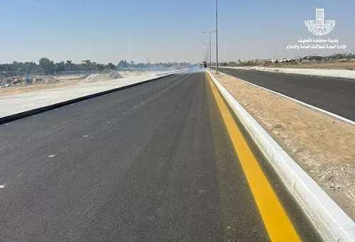 القطيف.. تخطيط ودهان 700 متر في الشارع الرابط بين طريقي الإمام علي و الملك عبدالعزيز