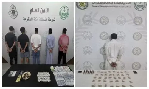 تم القبض] كوكايين و حشيش و إمفيتامين في الرياض و جدة و الباحة