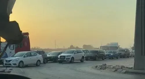 كوبري عنك يختنق مرورياً