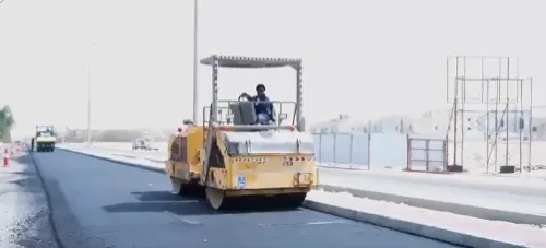 الدمام.. بدء رصف الطرق الرئيسة بحي المنار
