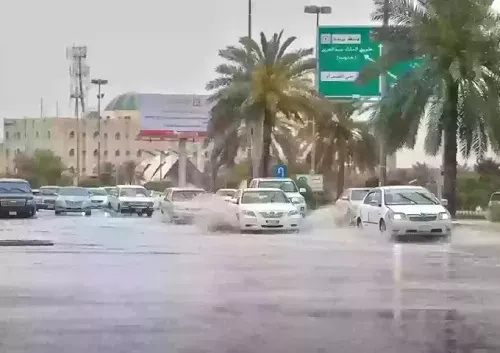 الأرصاد: استمرار احتمالات أمطار الشرقية وكمية اليوم 60 ملم