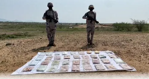 جازان.. 38 كيلو حشيش في قبضة حرس الحدود