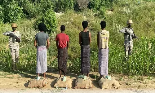 جازان.. عصابة تهريب “قات” في قبضة حرس الحدود