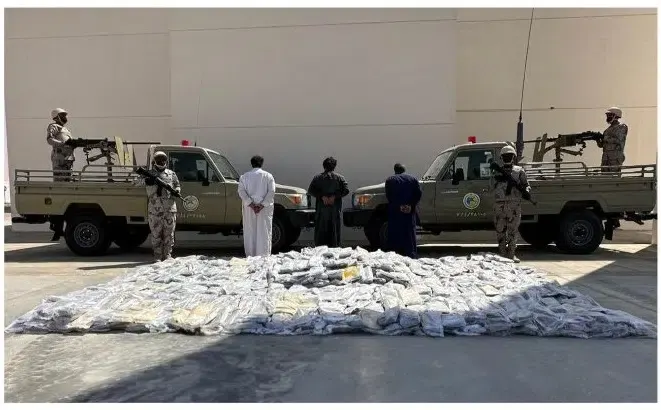 إحباط تهريب أكثر من 1.6 طن حشيش في نجران