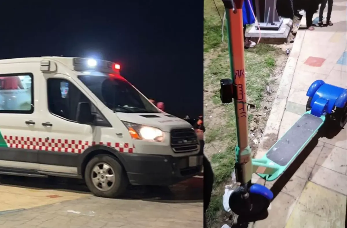 دارين.. إصابة بليغة لامرأة في حادث “سكوتر”
