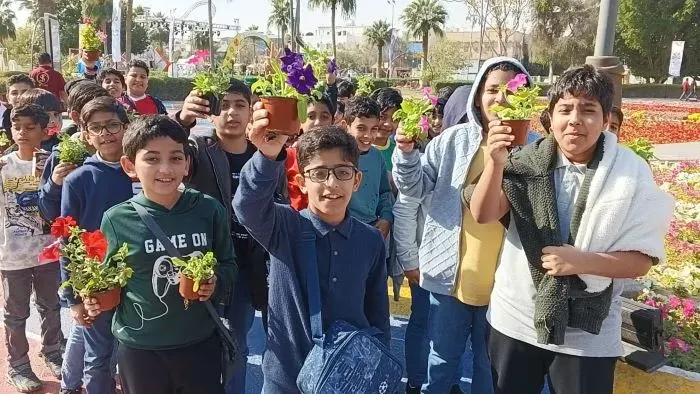 يا “صباح الورد” لـ 4 آلاف طالب في مهرجان الزهور