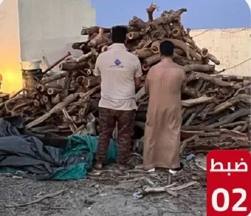 القبض على تاجري حطب محلي في مكة