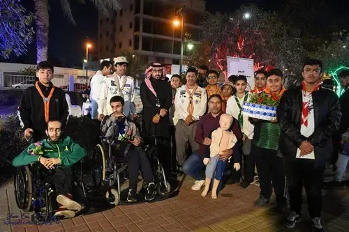 نادي الإعاقة الرياضي في مهرجان الزهور