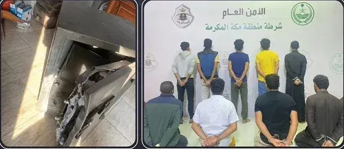 القبض على حرامية مستودعات جدة