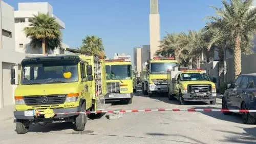 شرارة غاز تُصيب اثنين وتُحرق منزلاً في الخبر