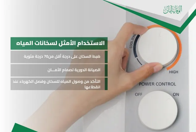 “الدفاع المدني” يحذر: لا ترفعوا حرارة السخانات أكثر من 70
