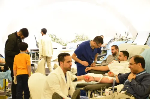 “خيرية الأوجام”: اقبال كبير في اليوم الأول من حملة التبرع بالدم