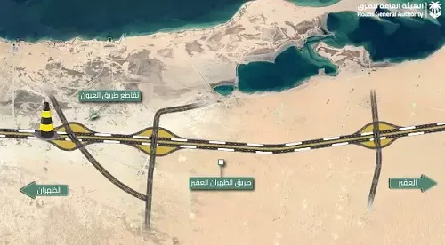 بعد غد.. تحويلة في طريق “الظهران – العقير – سلوى” نحو الظهران