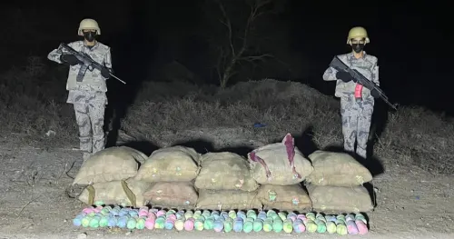 عسير.. حرس الحدود يحبط تهريب 220 كيلو قات