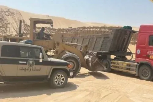 الشرقية.. ضبط مخالفين لنظام البيئة جرّفوا التربة
