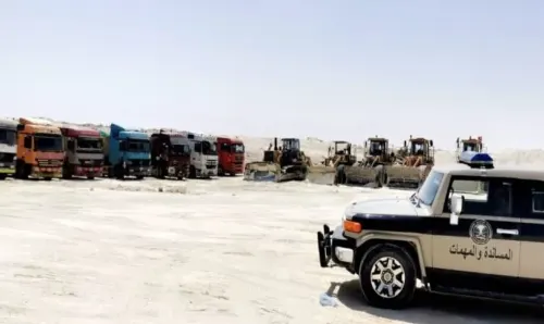 الشرقية.. 13 حرامي رمل في قبضة “المجاهدين”