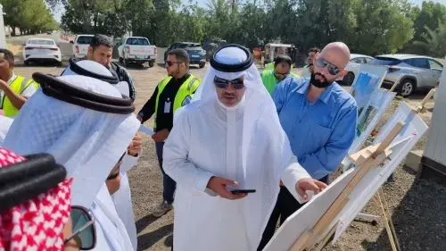 القرني: تنفيذ 5000 متر من طريق الرياض في القطيف