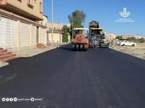 صفوى: صيانة شارع الملك خالد بمساحة 23000 م٢