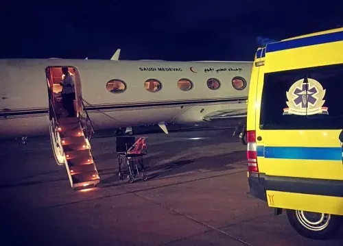 إخلاء طبي جوي لسعودي من القاهرة