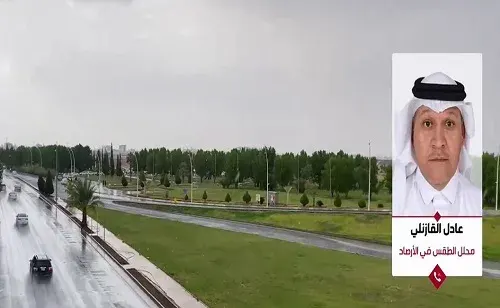القازنلي: تقلبات جوية وأمطار على 4 مناطق و للشرقية نصيب الأسد