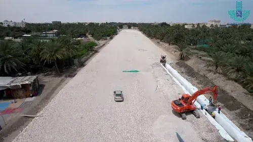 القطيف.. تطوير شارع الرياض بطول 5 آلاف متر وعرض 40 متراً