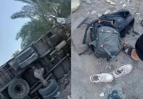 مأساة عراقية.. حادث شاحنة يُنهي حياة 6 أطفال في آخر يوم دراسي