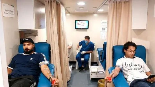 التوبي تعايد “بنك الدمام” بـ 88 كيس دم التوبي
