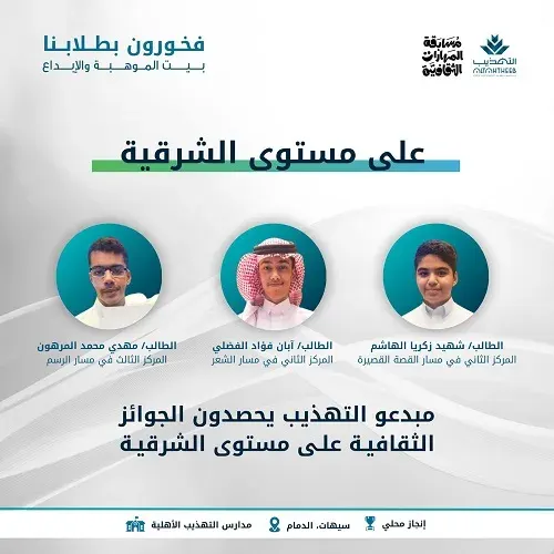 حققوا المراكز الأولى.. مدير تعليم الشرقية يكرم 3 من طلاب التهذيب