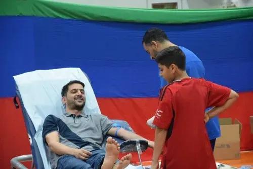 رجال الخويلدية يتبرعون بـ 277 كيس دم في 3 أيام والنساء غداً