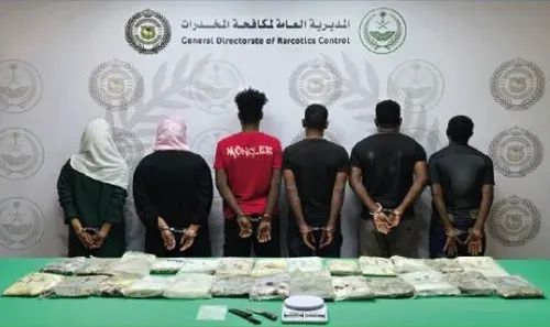 بينهم امرأتان.. سقوط 7 مروجين ومهربين مخدرات في حائل و جدة و ينبع