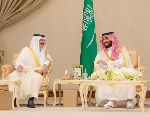 ولي العهد في قصر الخليج