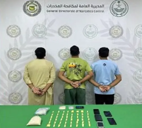 تم القبض.. شبو و حشيش و إمفيتامين و قات في جازان و القصيم