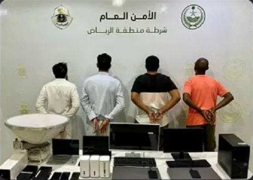 في الرياض والمدينة وجازان.. سقوط عصابة سهّلت جرائم احتيال خارجية