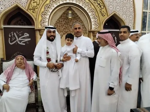 صفوى.. أحمد آل سلمان يحتفل بعقد قرانه وكريمة حسين آل سعيد