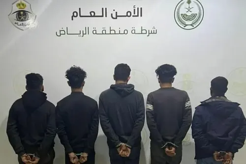 سقوط لصوص الصفائح المعدنية في الرياض