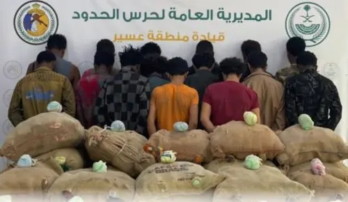 سقوط 25 مجرم مخدرات في جازان والقصيم وعسير