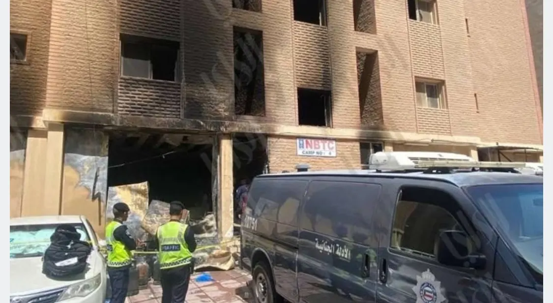 مأساة في الكويت.. 40 قتيلاً في حريق عمارة سكنية