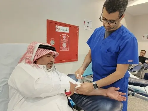 في يومين “وبها نحيا2” تتبرع بـ 134 كيس دم للمركزي