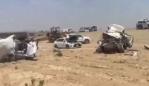 طريق الرين يحصد 4 أرواح ويصيب 19 في حادث 14 سيارة