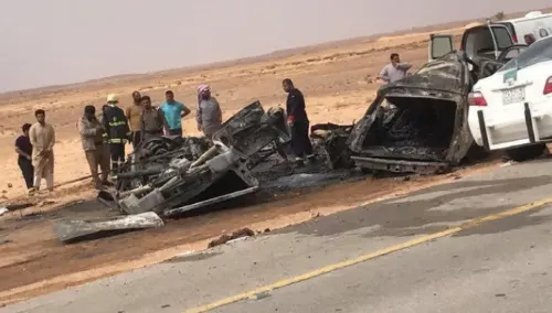 30 ساعة في طريق الرين.. 6 وفيات.. 36 إصابة.. 4 حوادث.. 19 سيارة