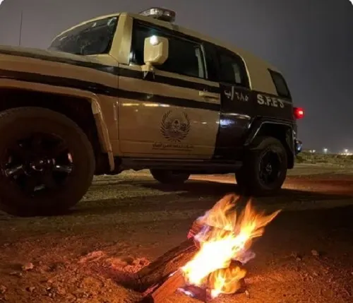 القبض على مشعل النار في حائل وملوث البيئة بالخرسانة في عسير