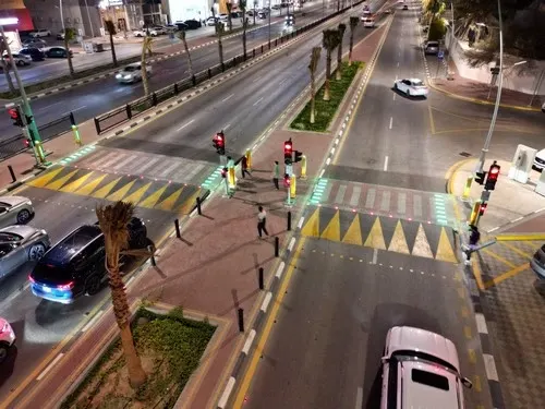 28 معبر مشاة في الدمام للحد من الحوادث المرورية