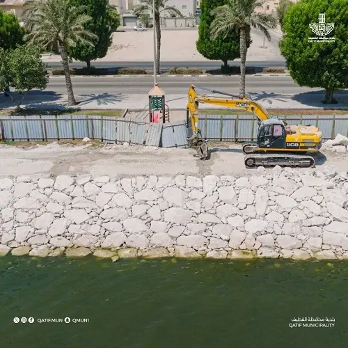 سيهات.. بدء أعمال تطوير الواجهة البحرية في حي الكوثر