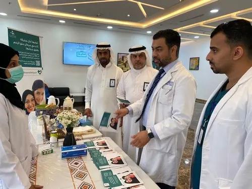 ركن تثقيفي عن الورم الحليمي في مجمع السيد علي السلمان