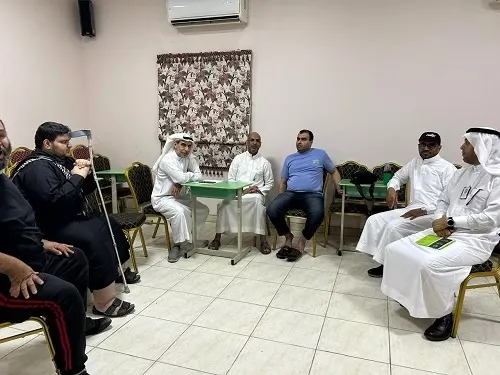 جمعية مضر تناقش خطط مركز المكفوفين