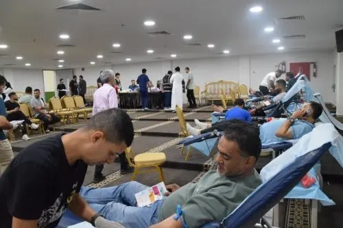 204 كيس دم حصيلة حملة “تاروت الخيرية” في يومين