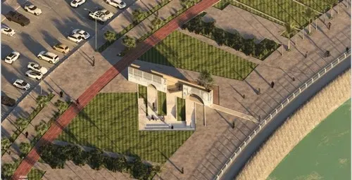 بدء العمل في مجسم “ذاكرة الخبر” بكورنيش الخبر