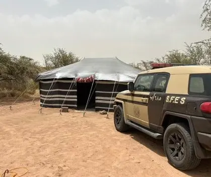 عسير.. “خيمة” في متنزه وطني تغرم يمنياً 3000 ريال